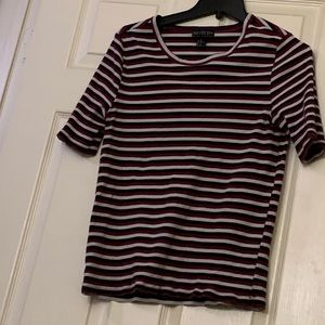 *PLUS SIZE* STRIPPED TOP